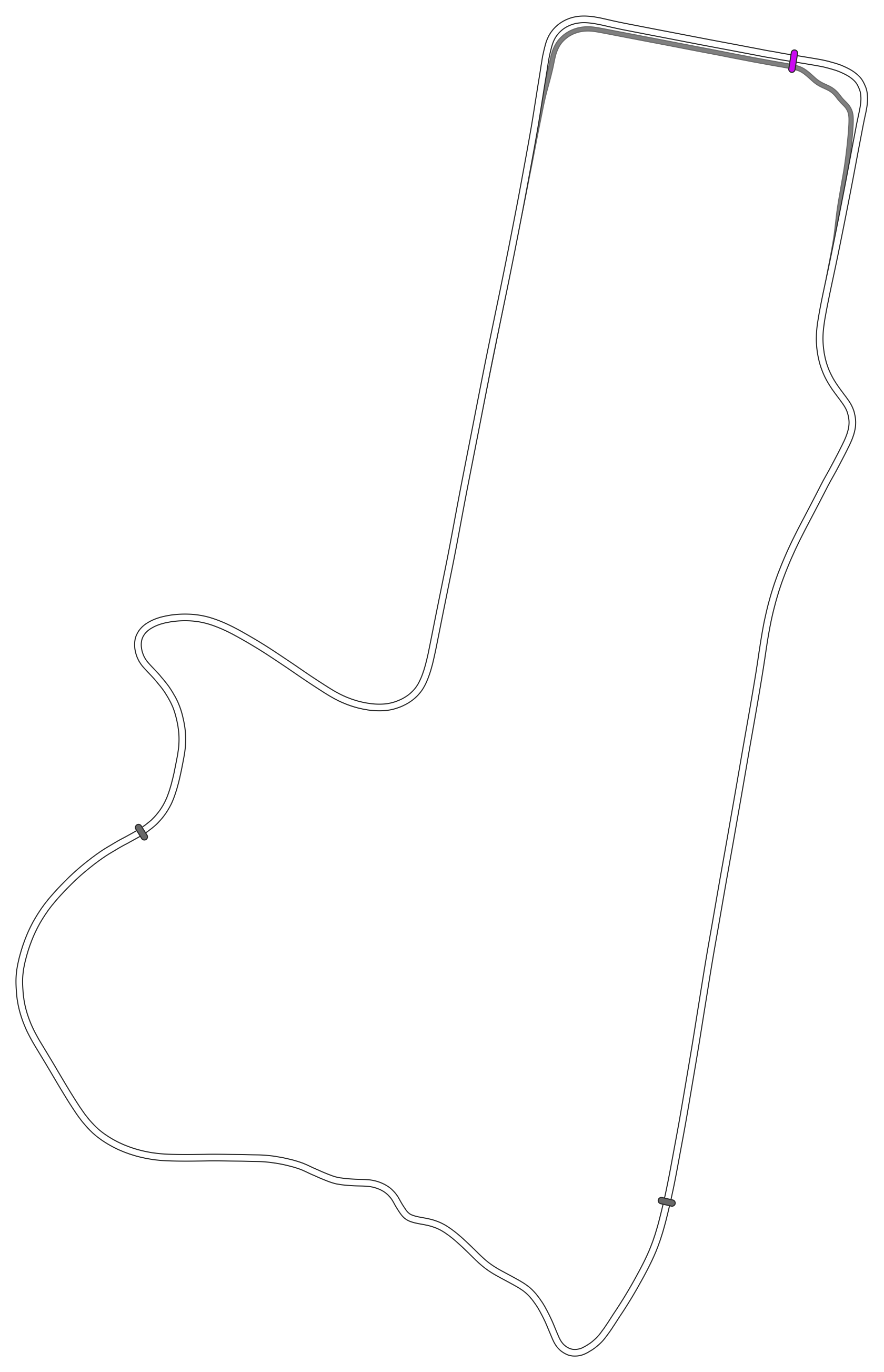 Streckenverlauf: Bathurst (Mount Panorama)