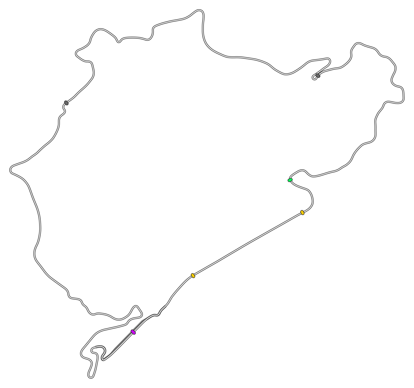 Streckenverlauf: Nürburgring Nordschleife
